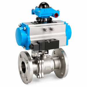 PNEUMATIC OPERATED Flanged End Ball Valve